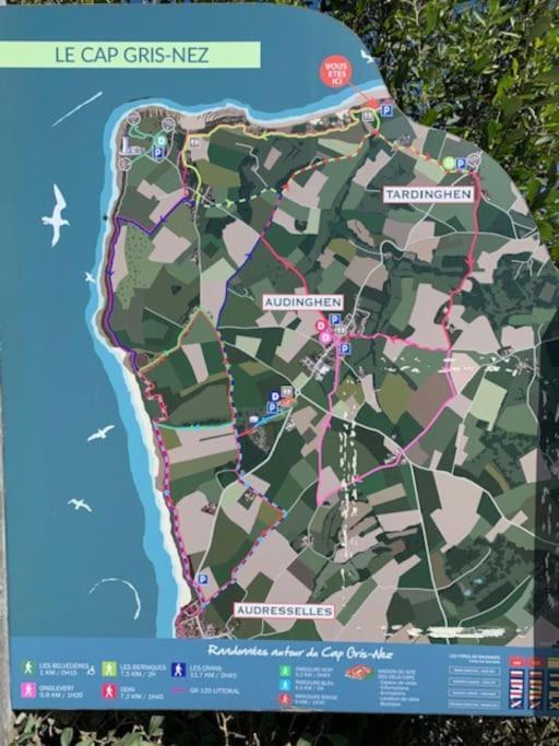 Maison Village, 10 Pers, Proche De La Plage Audinghen Eksteriør bilde